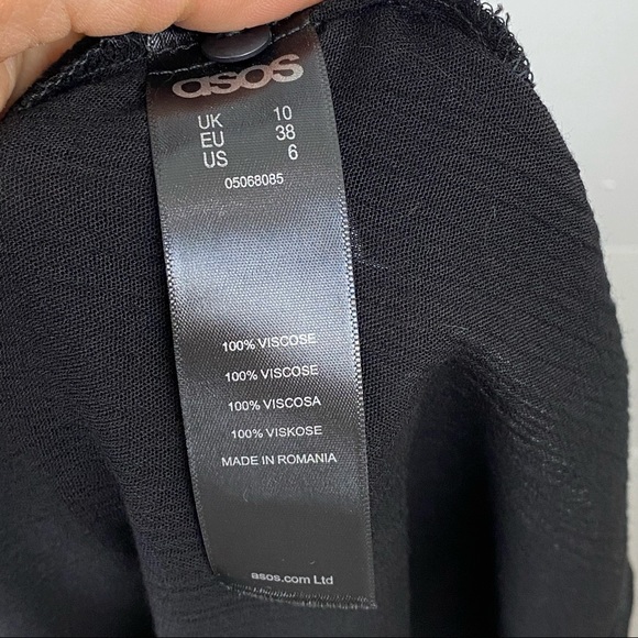 NWT ASOS 6 Crinkle Tie Maxi Dress - Picture 7 of 8